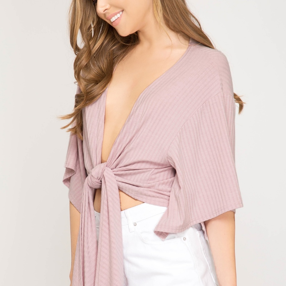 Rose Crop Top - Picture 3 of 5